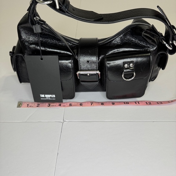 The Kooples Amelia Bag Designed by Amelia Gray Black Patent Leather Md in Italy - Picture 13 of 16